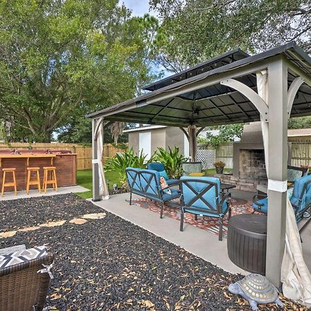 Villa Beachy Palm Harbor Escape Swim Spa Pool And Gazebo Exterior foto